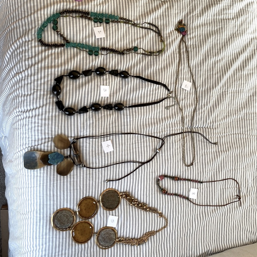 Chico’s Mix and match long necklaces